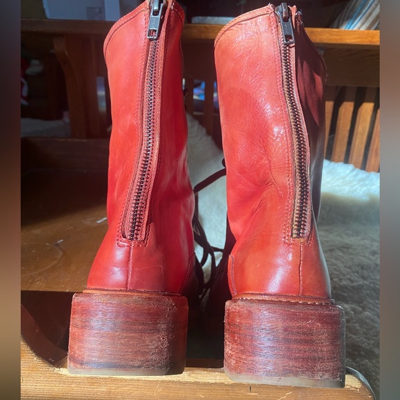 ❣️SOLD❣️Free People Santa Fe Distressed Combat Boot - Picture 14 of 15